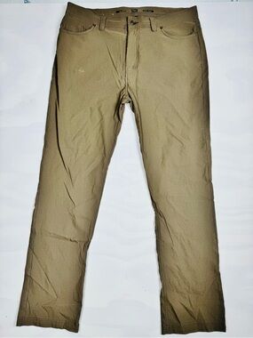Prana Brion Pants Slim Fit Khaki Men’s 40x34